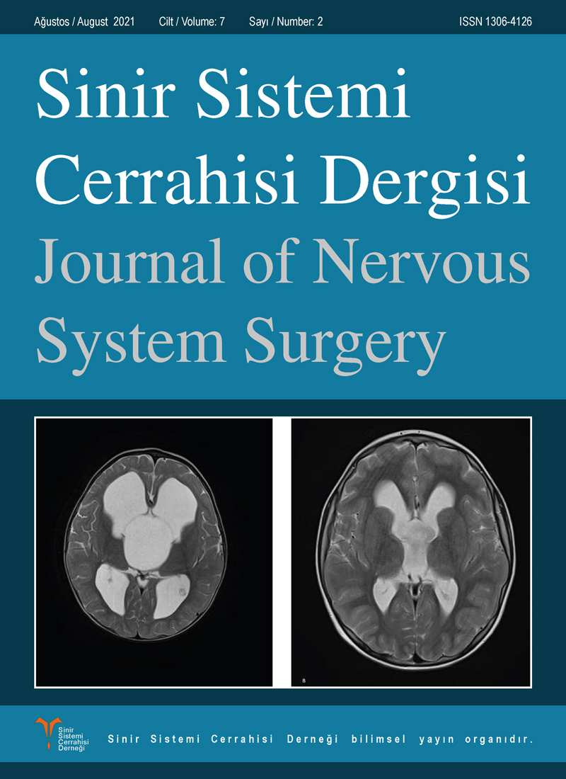 Sinir Sistemi Cerrahisi Dergisi 2021;7(2)